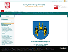 Tablet Screenshot of bip.piekary.pl